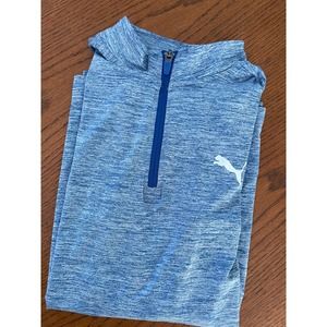 Puma 1/4 Zip Shirt- Kids L 14-16